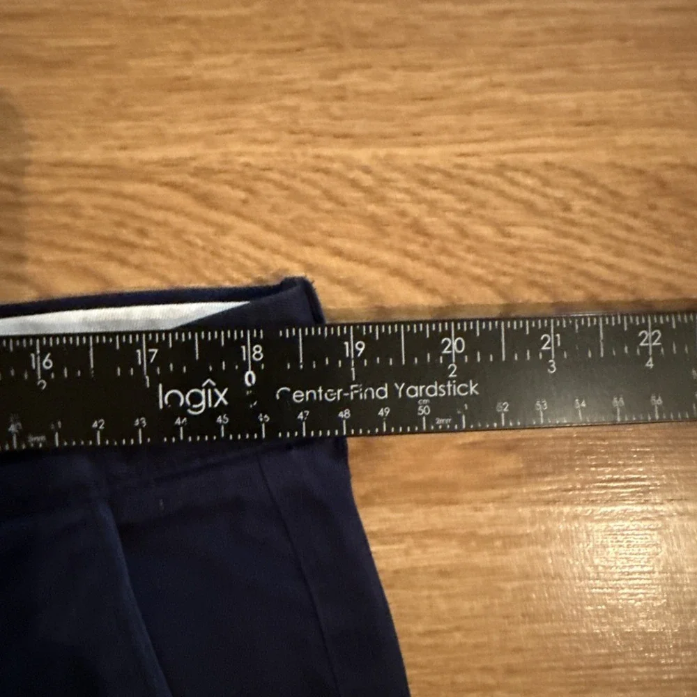 J Crew 1040 Stretch Pants Men's Navy 36x32 (Act 37x30) Flat Front Chino Straight